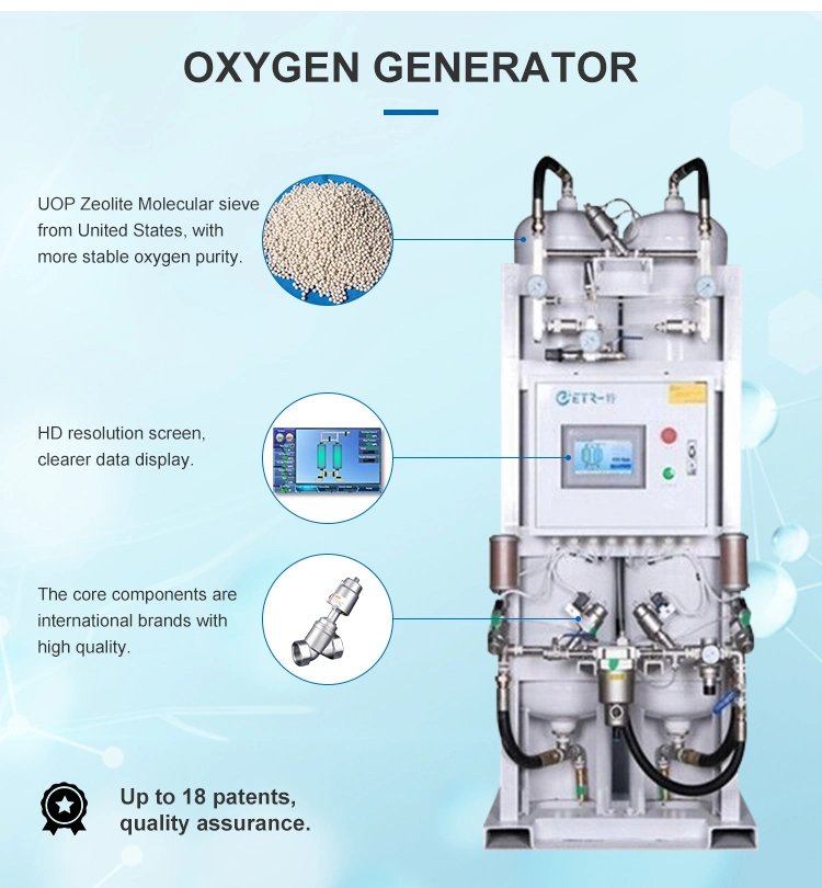 on Site/APP Monitor Hospital Use Medical Psa Oxygen Oxigen Gas Generator with Factory Price
