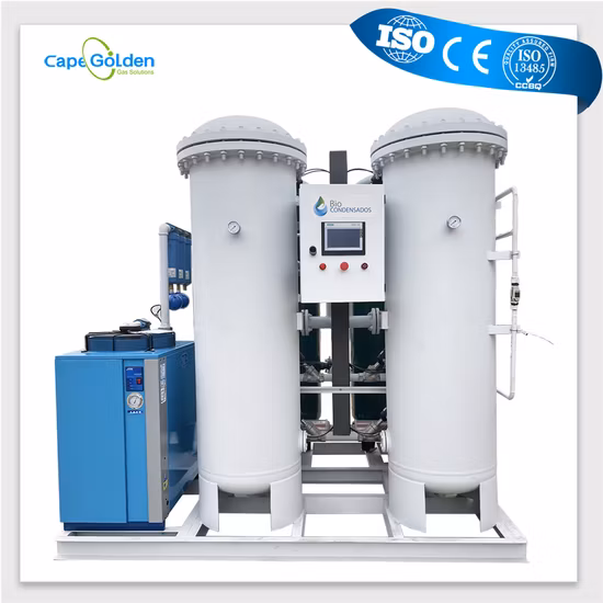 Medical Grade Psa Oxygen Generator with Cylinder Filling and Movable Containerized Plant